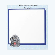 Newfoundland - Blue w/ White Diamond Design notepads
