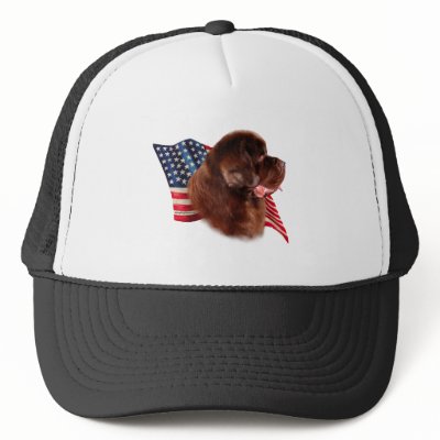Newfoundland (brown) Flag Hats by GreyWolfCreation