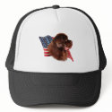 Newfoundland (brown) Flag hats by GreyWolfCreation Newfoundland (brown) Flag hats