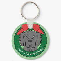 Newfoundland Christmas keychains