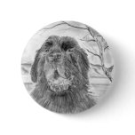 Newfoundland Dog Button