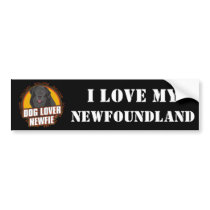 Newfoundland Dog Lover bumper stickers