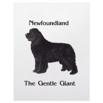 Newfoundland Dog The Gentle Giant letterhead