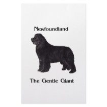 Newfoundland Dog The Gentle Giant stationery