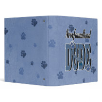 Newfoundland DUDE 3 Ring Binder
