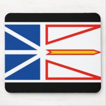 NEWFOUNDLAND FLAG mousepads by flagshirts NEWFOUNDLAND FLAG mousepads