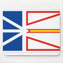 NEWFOUNDLAND FLAG mousepads by flagshirts NEWFOUNDLAND FLAG mousepads