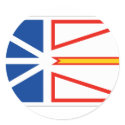 NEWFOUNDLAND FLAG stickers