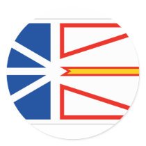 NEWFOUNDLAND FLAG stickers by flagshirts NEWFOUNDLAND FLAG stickers