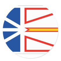 NEWFOUNDLAND FLAG stickers by flagshirts NEWFOUNDLAND FLAG stickers