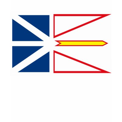 Newfoundland Flag T-shirt by FlagTshirts