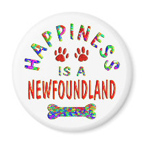 Newfoundland Happiness magnets