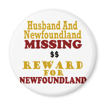 Newfoundland & Husband Missing Reward For Newfound magnets