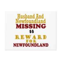 Newfoundland & Husband Missing Reward For Newfound postcards