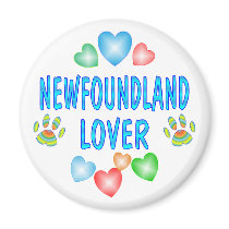 NEWFOUNDLAND LOVER magnets