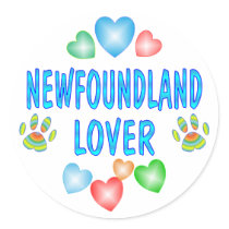 NEWFOUNDLAND LOVER stickers