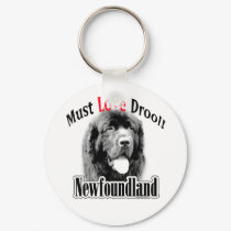 Newfoundland Must Love Drool Keychain