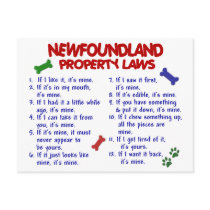 NEWFOUNDLAND Property Laws 2 Postcards