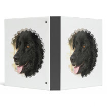 Newfoundland Puppy Dog Binder