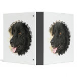 Newfoundland Puppy Dog Binder