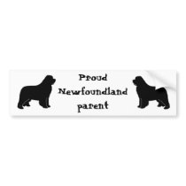 newfoundland silhouette bumper stickers