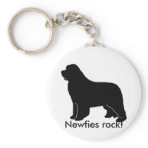 newfoundland silhouette keychain