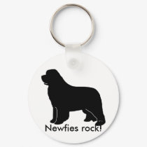 newfoundland silhouette keychains