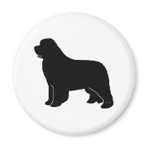 newfoundland silhouette refrigerator magnets