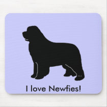 newfoundland silhouette mousepad