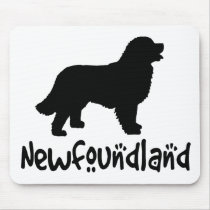 Newfoundland With Cool Text mousepads