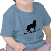 Newfoundland With Cool Text t-shirts