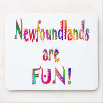 Newfoundlands are Fun mousepads