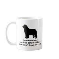 Newfoundlands are like potato chips mugs