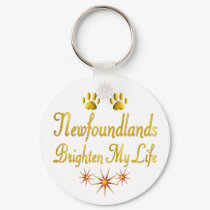 Newfoundlands Brighten My Life keychains
