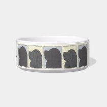 Newfoundland's got drool! dog Dish Cat Bowls