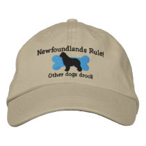 Newfoundlands Rule Embroidered Hat embroidered hats
