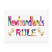 Newfoundlands Rule postcards