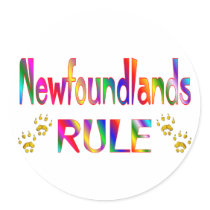 Newfoundlands Rule stickers