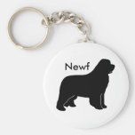 Newfy newf keychain