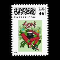 Newfy puppy postage stamp stamps
