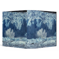 Newly-calved iceberg splashing into chilly vinyl binders