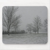 newly fallen snow mousepads