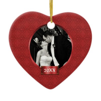 Newly Wed Photograph Ornament