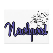 Newlywed-Indigo Blue postcards