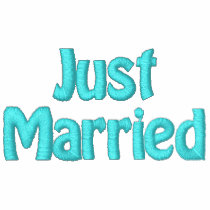 Newlywed Just Married embroidered shirts by OccasionsByMadeleine Newlywed Just Married embroidered shirts