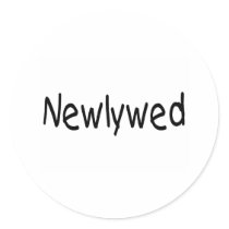 Newlywed stickers