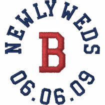 Newlyweds Monogram With Date Polo embroidered shirts by MonogramGifts Newlyweds Monogram With Date Polo embroidered shirts