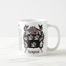 Newman Family Coat of Arms Mug
