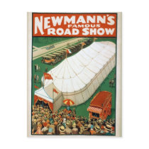 Newmanns Famous Road Show postcards