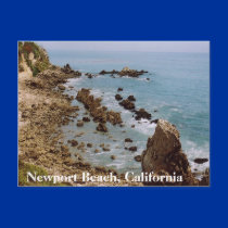 Newport Beach California Gold Coast Postcard OC by ScenicEarthStudios Newport Beach California Gold Coast Postcard OC